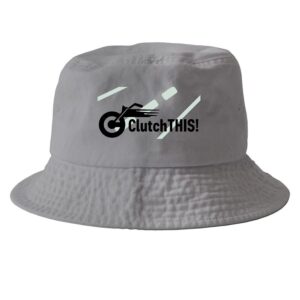 bucket hat blk wht